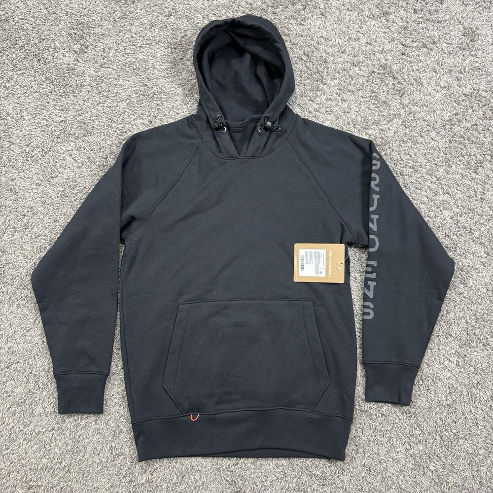 Grundens Dillingham Tech Hoodie Hooded Fishing Sweatshirt Black Small NEW